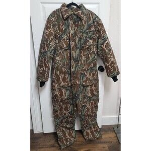 Mossy Oak Treestand Coveralls  Hunting Camo X-large Reversable Heavy Warm